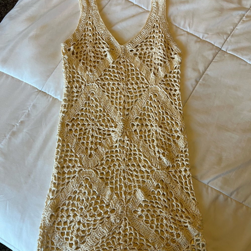 DRESS COVERUP TAN